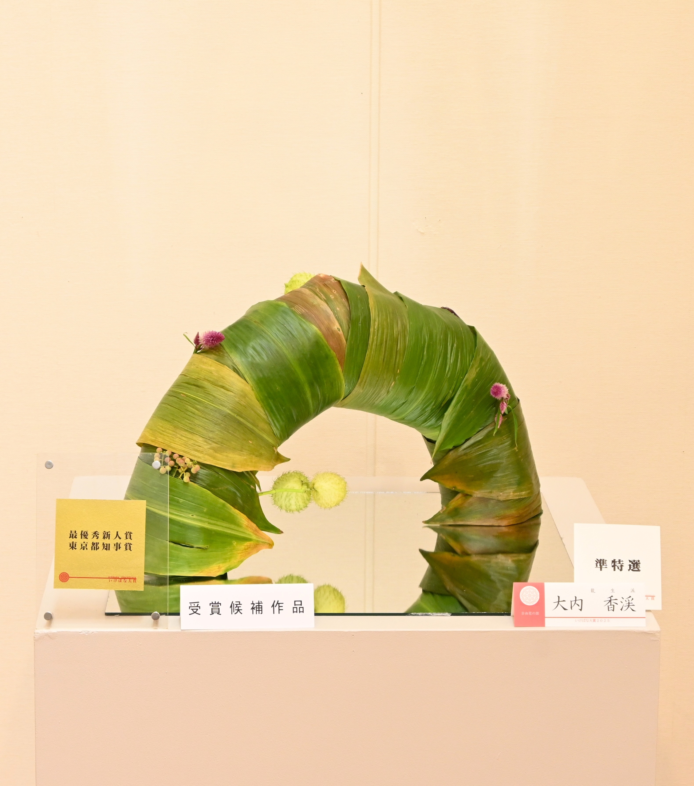 自由花の部　大内　香渓（龍生派）